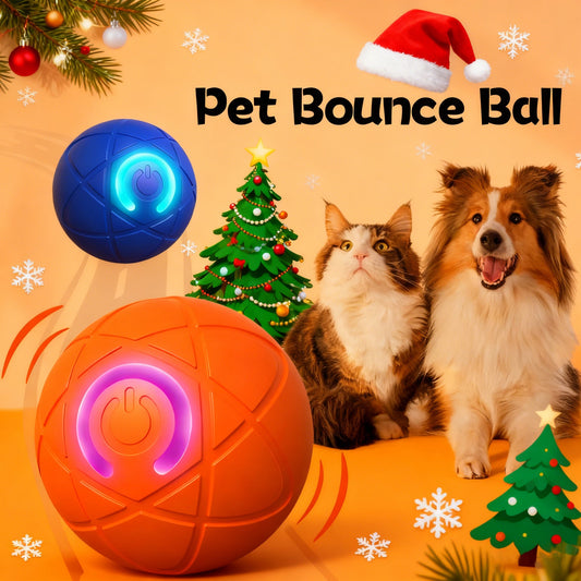 ✨🎁 A Christmas Surprise for Your Fur Baby!  Pet Bounce Ball for Cats🐱 & Dogs🐶