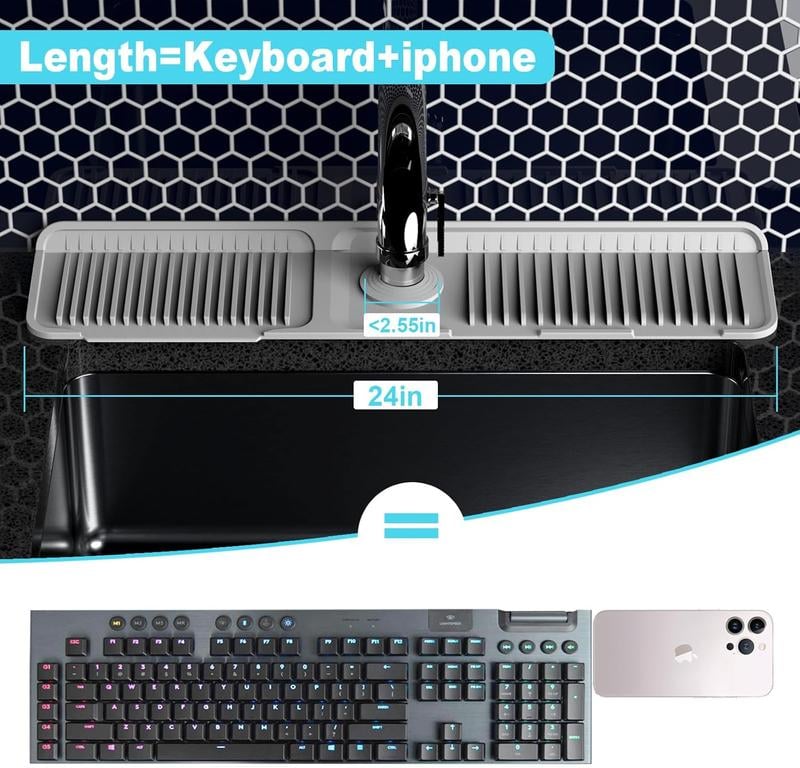 🔥Last Day 50% OFF PROMOTIONKitchen Sink Faucet Mat